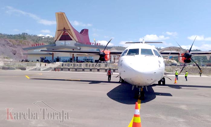 Jelang Natal dan Tahun Baru Bandara Toraja Layani Dua Kali Penerbangan Sehari