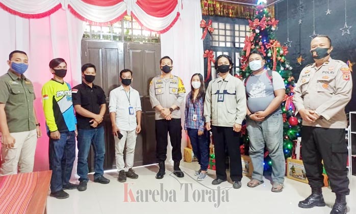 Natal di Tengah Pandemi Covid-19, Polres Toraja Utara Perkuat Kemitraan Dengan Awak Media