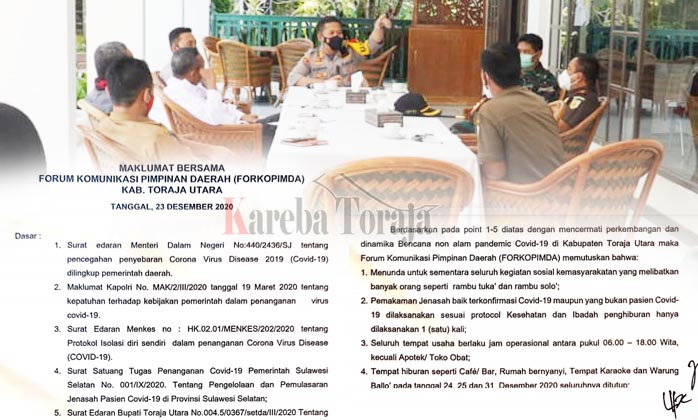 Maklumat Forkopimda: Semua Kegiatan Sosial, Termasuk Rambu Solo’ dan Rambu Tuka Ditunda