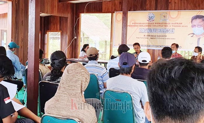 Sosialisasi Perda, JRM: Pemuda Toraja Mesti Siap Menyongsong Ibu Kota Baru di Kaltim
