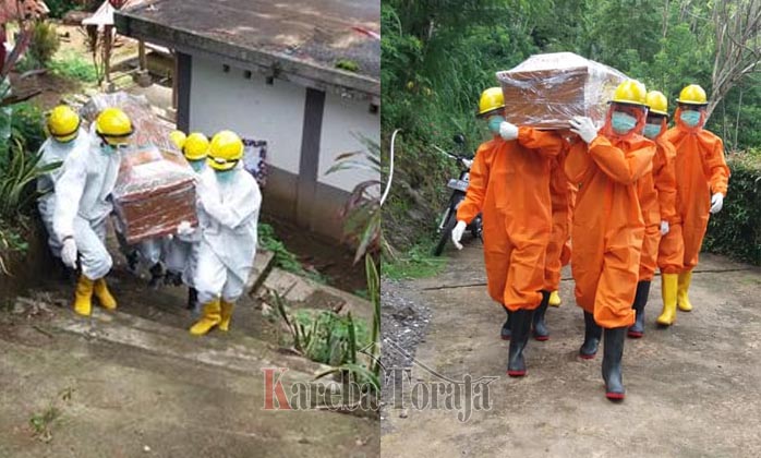 Hari Ini, Dua Lagi Jenazah Warga Tana Toraja Dimakamkan dengan Protap Covid-19