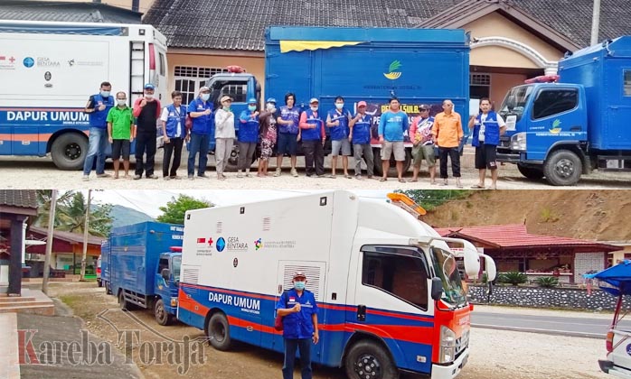 9 Hari Jalani Misi Kemanusiaan di Sulbar, Diapresiasi Mensos, Tim Dapur Umum Kembali ke Toraja Utara