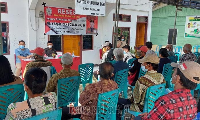 Dan Pongtasik Reses di Deri Sesean Toraja Utara, Warga Keluhan Keterbatasan Jaringan Listrik