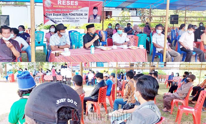 Dan Pongtasik Reses di Simbuang Mengkendek, Masyarakat Usulkan Pembukaan Sawah Baru