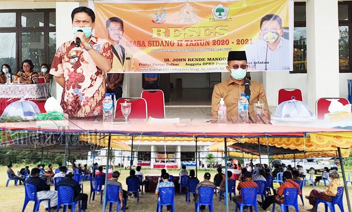 Anggota DPRD Sulsel, John Mangontan Reses di Saluputti, Tana Toraja