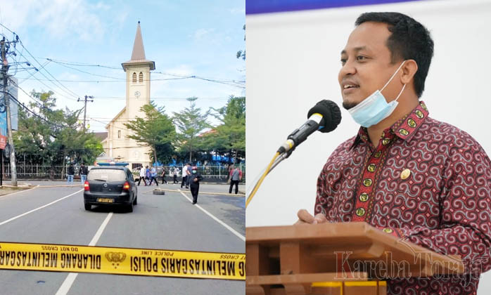 Plt. Gubernur Sulsel Kecam Insiden Bom Bunuh Diri di Gereja Katedral Makassar