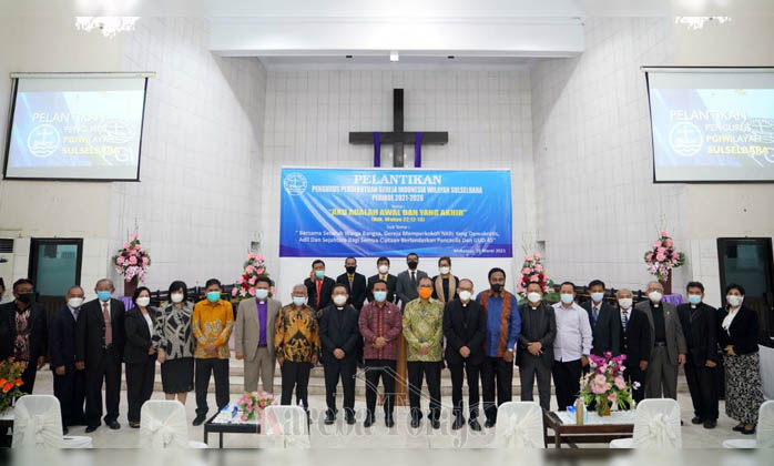 MPH PGI Sulselbara Dilantik, Ini Arahan Pelaksana Tugas Gubernur Sulsel