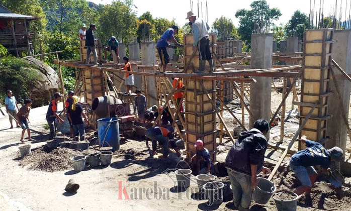 Wujud Toleransi, Remaja Masjid, PPGT, PKM Kibaid Gotong-Royong Bangun Masjid