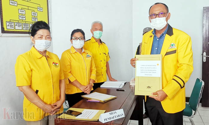Jadi Pendaftar Pertama, Victor Optimis Kembali Pimpin Golkar Tana Toraja