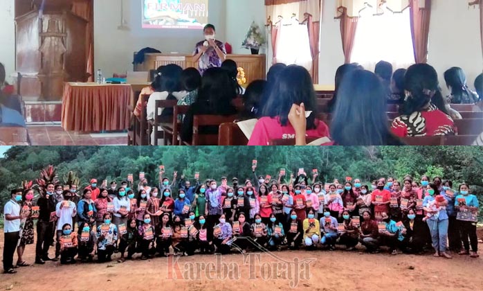 Wabup Toraja Utara Narasumber Gerakan Cinta Alkitab di Klasis Denpiku