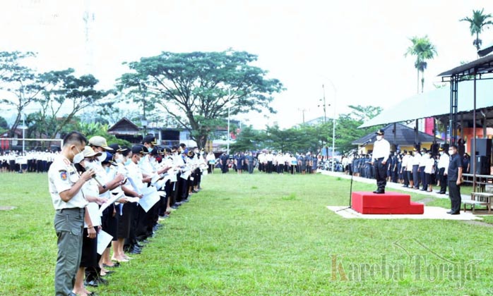 5 Kasus Baru Covid-19, Apel Pagi Gabungan Pemkab Toraja Utara Ditiadakan Sementara