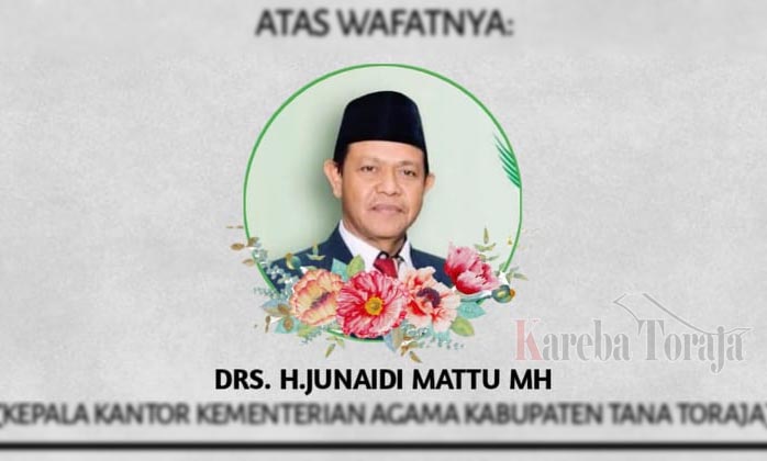 Berita Duka, Kepala Kantor Kementerian Agama Tana Toraja Tutup Usia