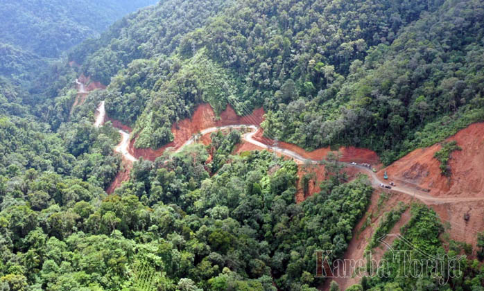 Plt Gubernur Sulsel Tinjau Jalan Rintisan Palopo – Pantilang – Toraja Utara