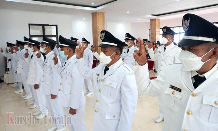 Berikut Nama 17 Kepala Lembang Terpilih di Toraja Utara yang Dilantik Tadi Siang