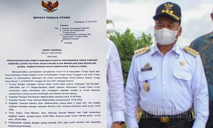 Mulai Besok, Sekolah Tatap Muka di Toraja Utara Dihentikan, Rambu Solo’ dan Rambu Tuka Masih Diizinkan