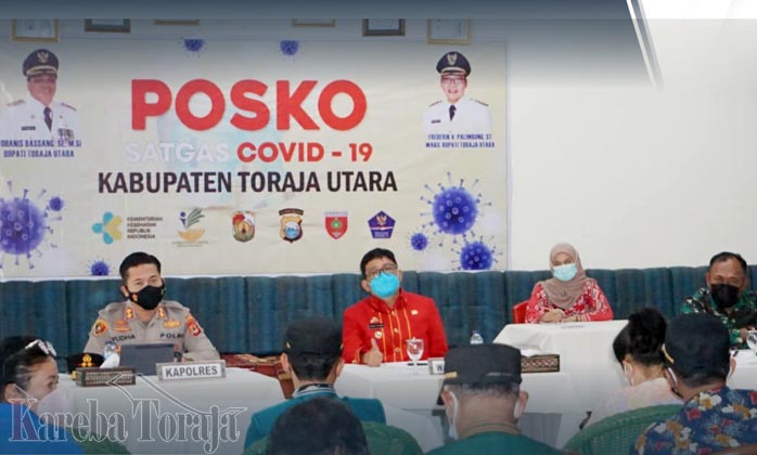 Pemkab Toraja Utara Siapkan 1.500 Paket Bantuan untuk Pasien Isoman, Wabup: Camat Mesti Aktifkan Kembali Posko Covid-19