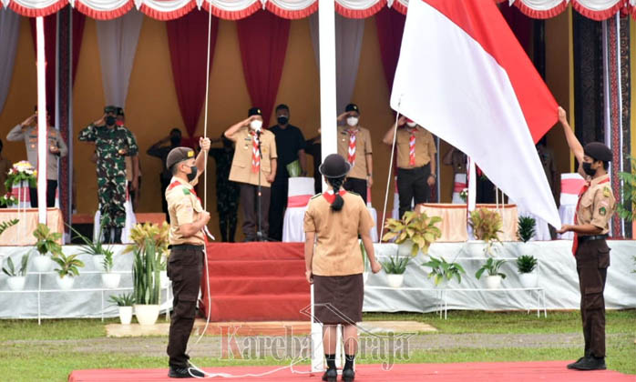Pesan Bupati Toraja Utara kepada Pramuka: Jangan Hina Presiden!