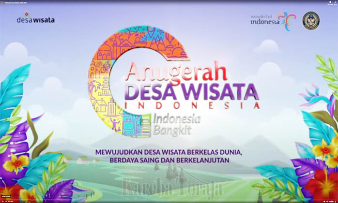 Lembang Nonongan dan Kole Sawangan Masuk 100 Besar Anugerah Desa Wisata 2021