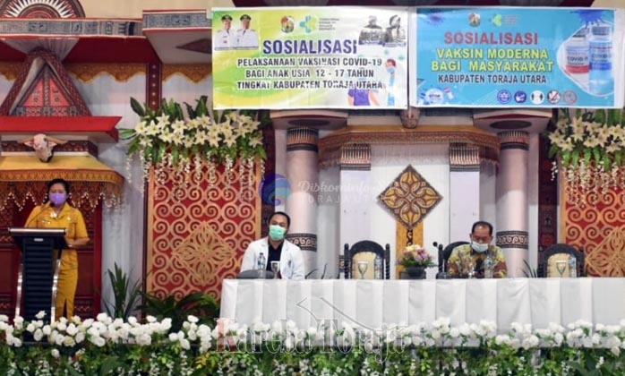 Selain Nakes, Masyarakat Umum di Toraja Utara Juga Akan Disuntik Vaksin Moderna