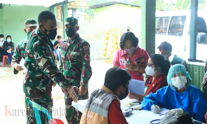 Lagi, Kodim 1414 Tana Toraja Gelar Vaksinasi Covid-19 untuk Ribuan Warga Toraja Utara