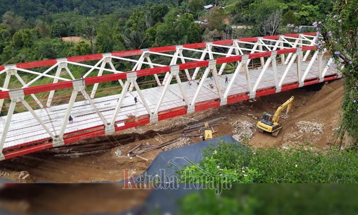 Jembatan Hampir Selesai, Mobil dari Toraja Bisa Lewat Puncak Jika ke Palopo