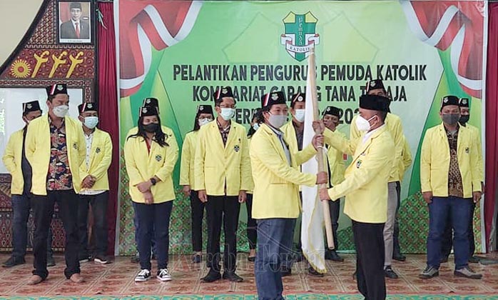 Bupati dan Wakil Bupati Hadiri Pelantikan Pengurus Pemuda Katolik Tana Toraja