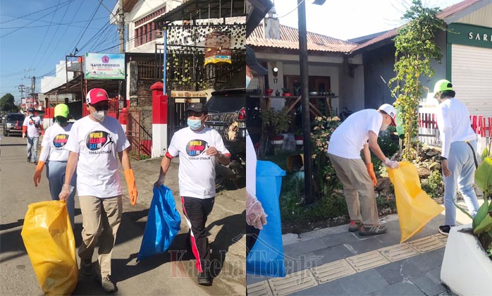 Wakil Bupati Pimpin World Cleanup Day di Toraja Utara