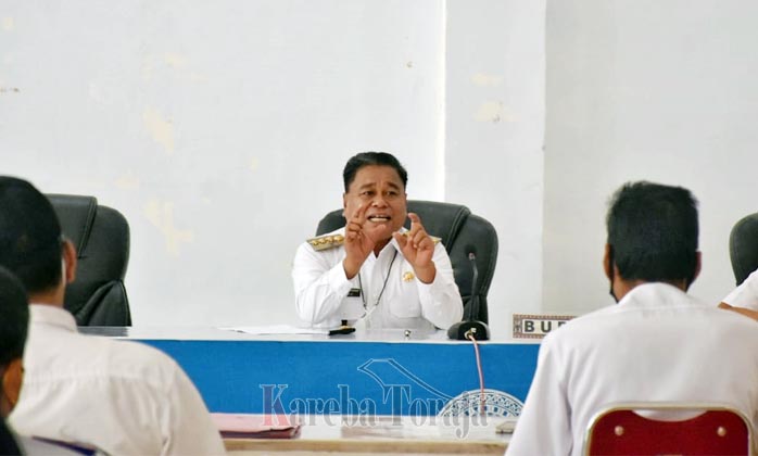 Bupati Toraja Utara Ingatkan Lagi Camat Soal Kedisiplinan dan Kebersihan Lingkungan