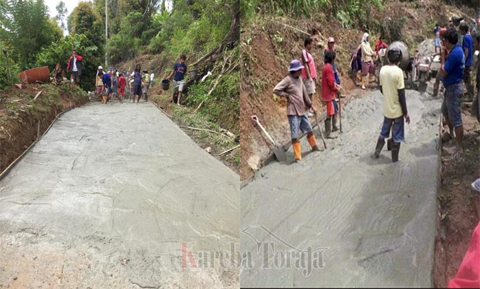 Bertahun-tahun Rusak, Warga Kelurahan Bokin dan Buangin Perbaiki Jalan Secara Swadaya