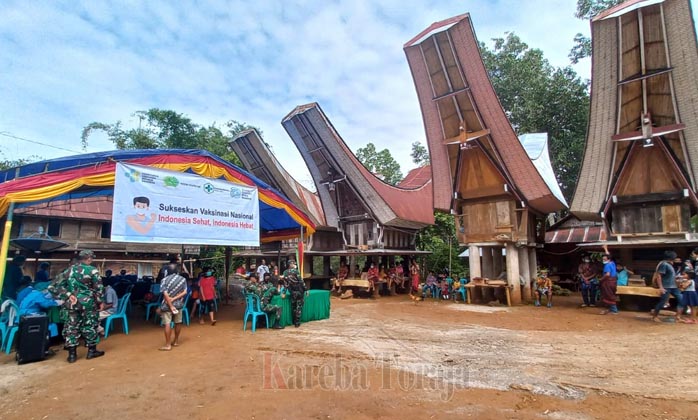 Pemda, Kodim 1414, dan PT Nagata Gelar Vaksinasi Covid-19 di Denpina