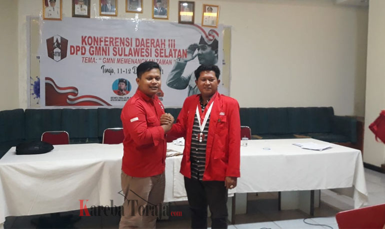 Mantan Ketua DPC GMNI Tana Toraja Riyanto Pratama Terpilih Ketua DPD GMNI Sulsel