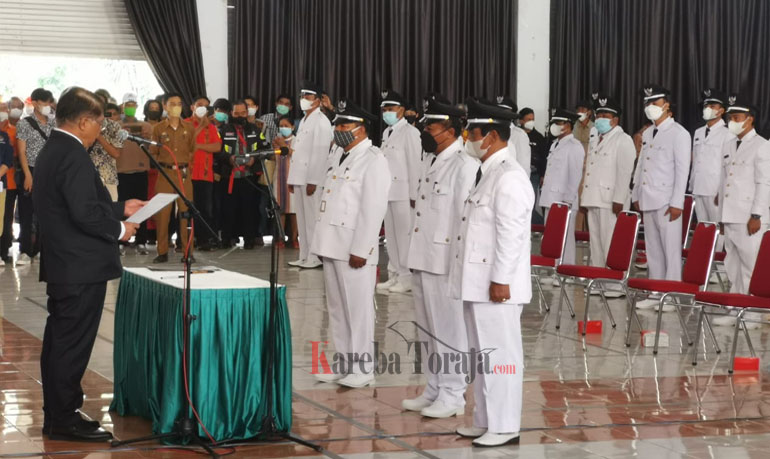 48 Kepala Lembang Terpilih di Tana Toraja Dilantik, Berikut Nama-namanya