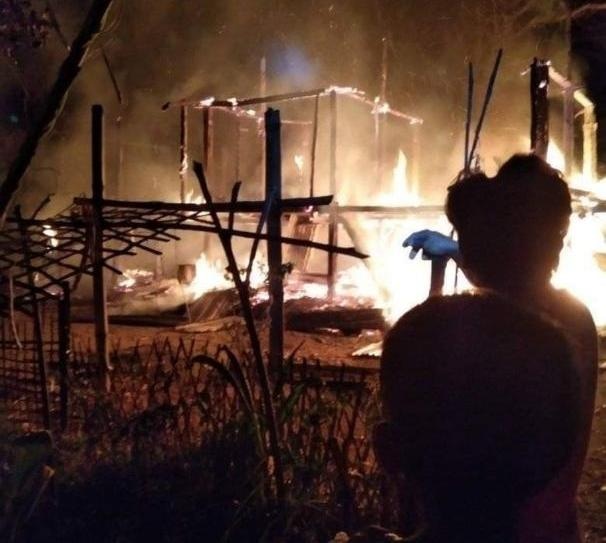 Satu Unit Rumah Ludes Dilalap Api di Lembang Paku, Masanda
