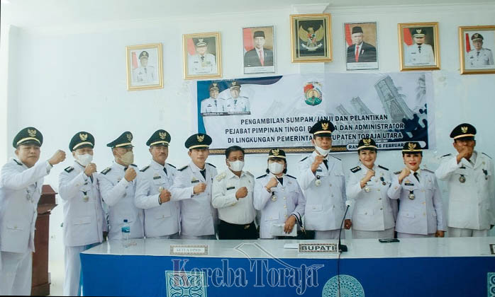 Minus Rantepao, Ini Nama Camat se-Toraja Utara yang Baru Dilantik