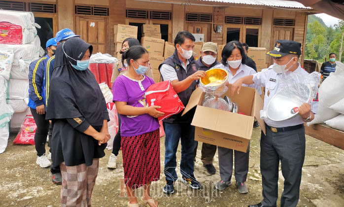 Khawatir Longsor dari Gunung Sangbua, 671 Warga Lembang Kaduaja Mengungsi