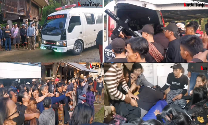 Air Mata Kembali Tumpah Menyambut Kedatangan Jenazah Korban Penembakan KKB Papua di Toraja