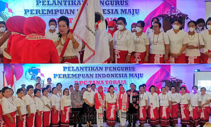 Dewan Pengurus Cabang Perempuan Indonesia Maju Tana Toraja Resmi Dilantik