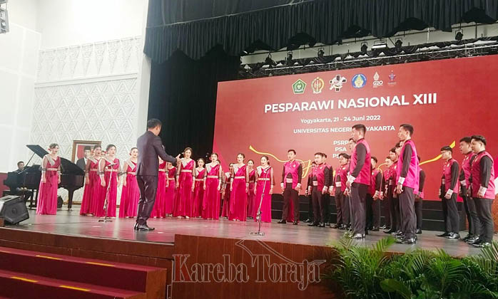 Wakili Sulsel, PSRP Toraja Utara Raih Gold 2 Pesparawi Nasional XIII