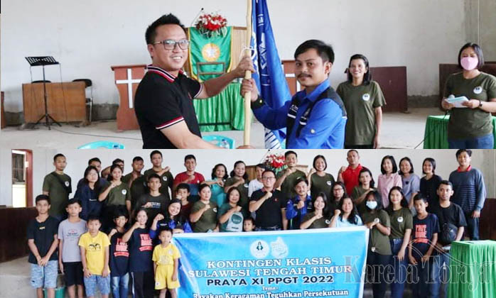 Bupati Morowali Utara Lepas Kontingen Klasis Sultengtim ke Praya XI PPGT