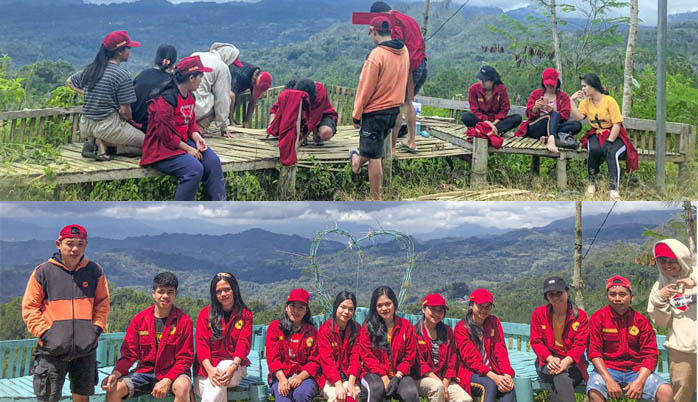 Mahasiswa KKN UKI Toraja Benahi Objek Wisata Gunung Simulluk