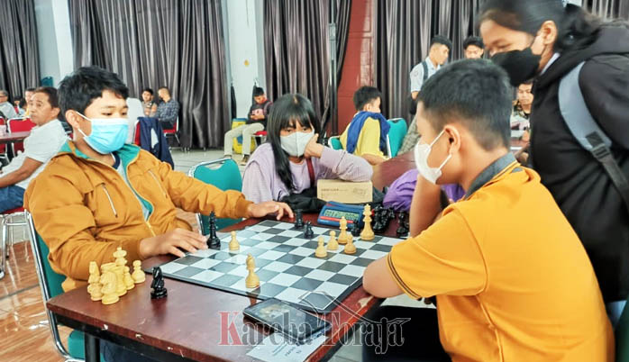 234 Peserta Adu Taktik di Turnamen Catur Magical Toraja PMTI