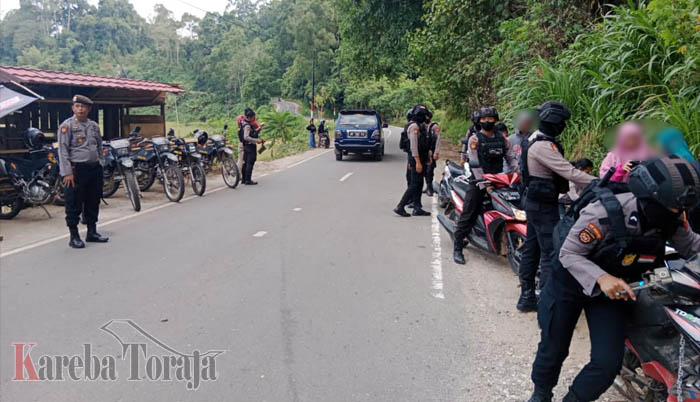 Polisi Bubarkan Aksi Freestyle Remaja dan Pemuda di Jalan Poros Sa’dan, Toraja Utara