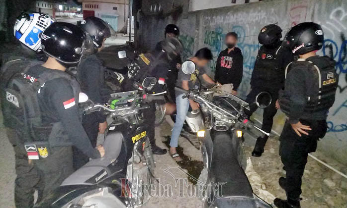 Polisi Mulai Tertibkan Pengguna Knalpot Racing di Toraja Utara
