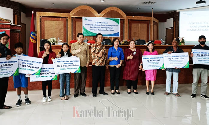 Baru 35 dari 112 Lembang di Tana Toraja yang Manfaatkan BPJS Ketenagakerjaan