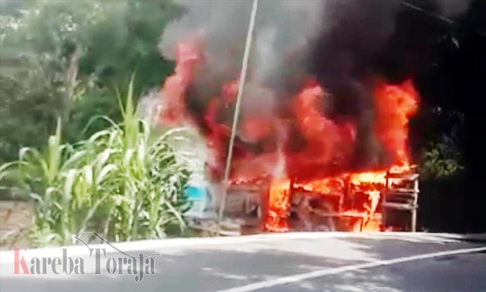 Kebakaran Rumah di Lamunan, Makale, 3 Orang Warga Dilarikan ke Rumah Sakit
