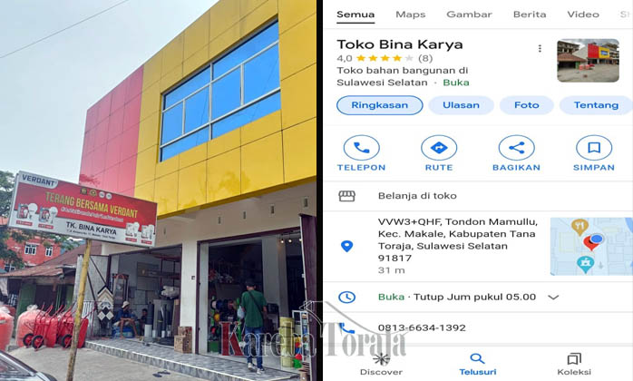 Waspada, Ada Lagi Modus Baru Penipuan di Toraja, Mencatut Nama Toko di Google