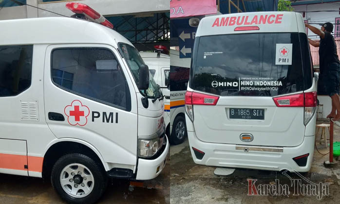 Ambulance PMI Diserahkan ke RSUD Lakipadada, Tana Toraja