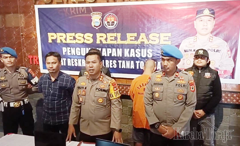 Polisi Tangkap Pelaku Pencurian di Beberapa Toko di Makale, Korban Rugi Puluhan Juta dan 1 Ekor Babi
