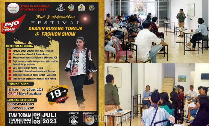 Jelang Toraja Carnaval, Panitia Gelar Workshop Fashion Desainer, Hadirkan Pemateri Nasional