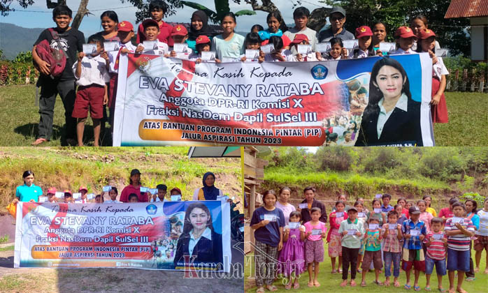 Sahabat ESR Salurkan Beasiswa PIP Tahun 2023 di Kecamatan Rantebua, Toraja Utara